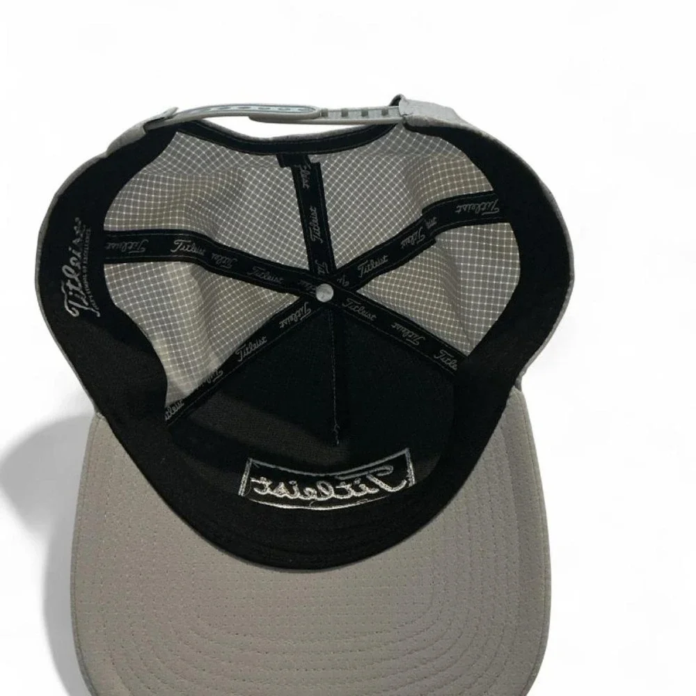 Titleist Golf Hat Men‎ OSFA Gray Snapback Perforated Los Serranos Country Club